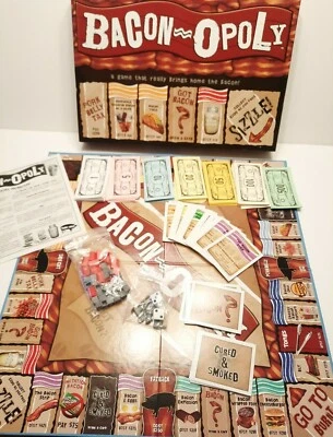 "NEW" Bacon-opoly Board Game Sealed By Late For The Sky Monopoly - Image 1 of 4