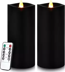7” x 3” Flameless Candles, Flickering Moving Flame LED Candles, Battery Opera... - Picture 1 of 12