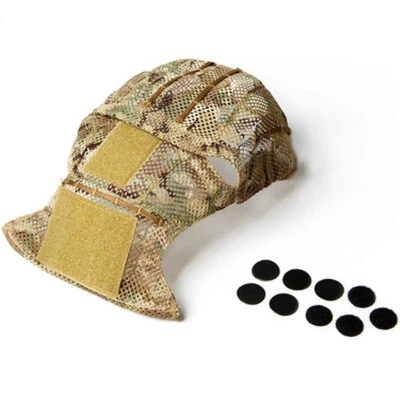 Casco de malla táctica FMA tela camuflaje casco cubierta revestimiento para casco AF/CP fuselaje casco Foto 1 de 4