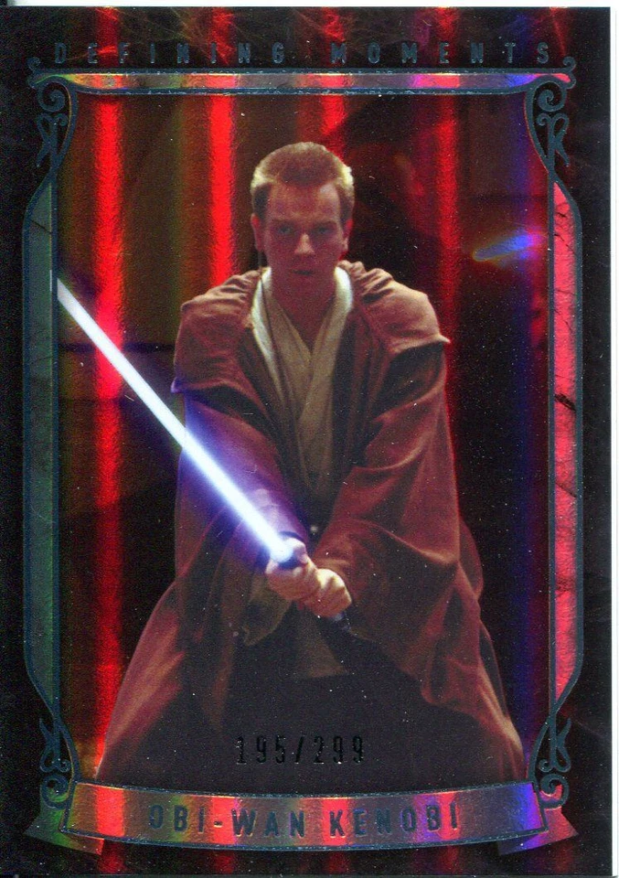 Star Wars Masterwork 2015 Defining Moments Rainbow Foil Card DM-8 Obi-Wan Kenobi - Image 1 of 1