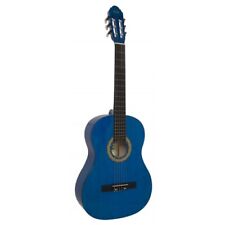 De Salvo DS CG44BL - Klassische Akustik Konzert Gitarre Blau 4/4 for sale