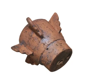 19th C, Antique Morocco, Tuareg Mortar, Thick & Heavy Brass - 4.4kg - Picture 1 of 5