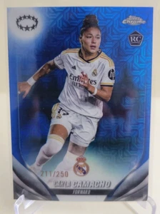 2023-24 Topps Chrome Womens UEFA Carla Camacho RC #15 Blue Ser # 211/250 - Bild 1 von 2