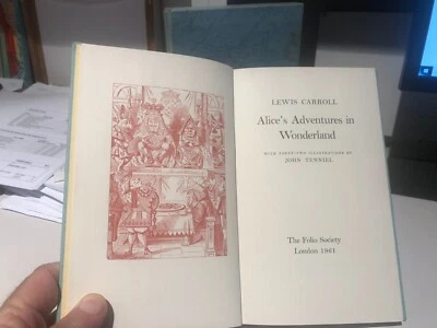 Alicia en el País de las Maravillas, Lewis Carroll, Folio Society, 1961, primero así Foto 1 de 4