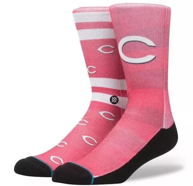 ⚾️ STANCE CINCINNATI REDS SOCKS MLB  BASEBALL SOCKS LARGE L(9-12) ⚾️$18 - Image 1 of 1