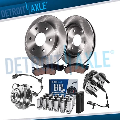 Pastilla de freno de rotor delantero + cubo de rueda + tuerca de 24 piezas con llaves para Trailblazer Envoy SSR Foto 1 de 4