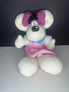 Diddlina Maus Kleid mit Punkten Rosa Plüsch Kuscheltier Stofftier ca 30cm TOP✅ - Bild 1 von 2