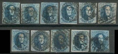 BELGIUM LOT USED Sc 7 discontinuous 16f  for the specialists SEE DESCRIPTION FVF - Image 1 of 4