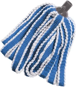Addis MEGA 100% Microfibre Mop Replacement Refill head, Blue & White - Picture 1 of 5