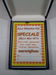 Targa con Cofanetto Alla persona più speciale della mia vita  - Picture 1 of 3