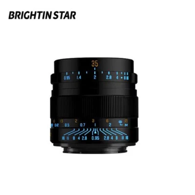 Brightin Star 35mm F0.95 Luminous Version APS-C Manual Lens for Fuji X Nikon Z - Image 1 of 4