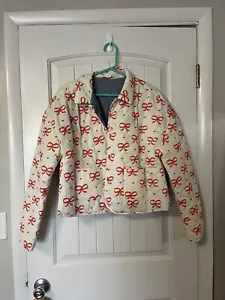 Maisonette gesteppte Schleife - Druck Wendejacke Damen L - Bild 1 von 11