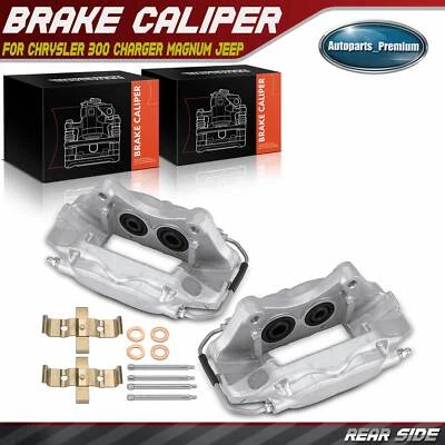 2x Rear Disc Brake Caliper for Chrysler 300 Charger Magnum Jeep Grand Cherokee - Image 1 of 4