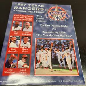 1997 Texas Rangers Official Yearbook - 25th Anniversary - Picture 1 of 7