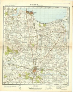 Mapa topográfico militar soviético ruso - HOLSTEBRO (Dinamarca) 1:50K, ed. 1961 - Imagen 1 de 5