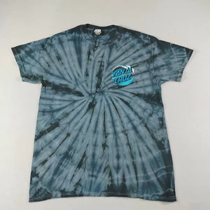 Santa Cruz T-Shirt Herren Medium Mehrfarbig Skateboard Kurzarm Twirl Tie Dye - Bild 1 von 11