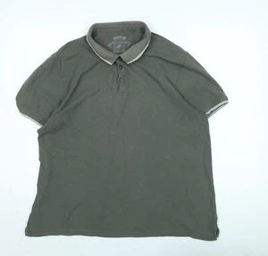 Red Herring Mens Green Cotton Polo Size XL Collared - Logo - Picture 1 of 10
