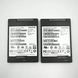 Operation confirmed Sandisk 256GB SSD 2.5 inch Set of 2 Normal judgment - Picture 1 of 2