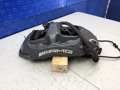 2017-2023 MERCEDES C63 FRONT RIGHT AMG BRAKE CALIPER SILVER OEM - Image 1 of 4