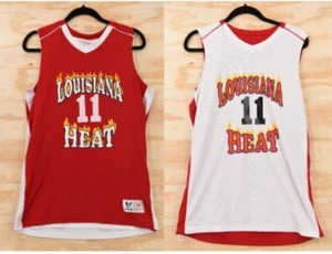 Louisiana Heat #11 Reversible Basketball Foundation Jersey Adult M - High Five - Picture 1 of 9