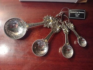GANZ Measuring Spoons  (Color) Bee Happy (4 pc. set) NEW in Box (ER32900) - Picture 1 of 6