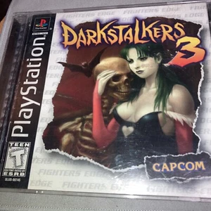 Darkstalkers 3 (Sony PlayStation 1, 1998) CIB Minor Damage To Case - Picture 1 of 24