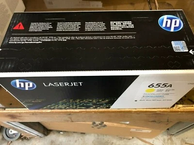 HP 655A CF452A YELLOW CF452A Brand New EXACTLY AS PICTURED 655A GENUINE HP - Image 1 of 2