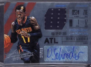 2015-16 Absolute Frequent Flyer Material Auto Dennis Schroder /99 (AU, MEM) - Picture 1 of 1