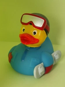 Pato de baño con snowboard - la idea de regalo para snowboarder - regalo patos de goma - Imagen 1 de 1
