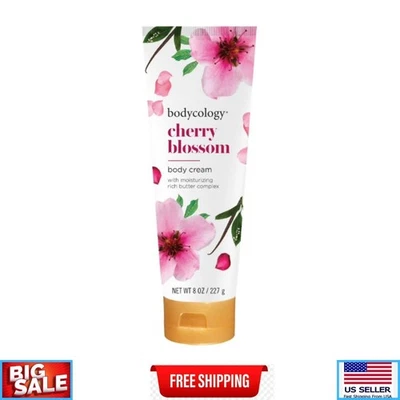 Bodycology 乳木果油身体霜,樱花,8 盎司全新 — 第 1/4 张图片