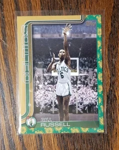 2025-26 Topps Basketball #251 Bill Russell Team Color Logo Border SSP Celtics - Bild 1 von 2
