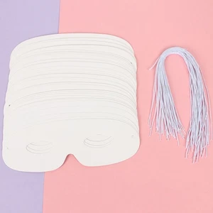 40 sztuk ręcznie malowana maska Dziecko Cosplay Diy Maski Puste do dekoracji - Zdjęcie 1 z 12