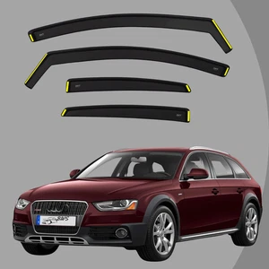 AUDI A4 B8 Avant Estate 5-Doors 2009-2015 Wind Deflectors 4pc Set Tinted Visors - Picture 1 of 14