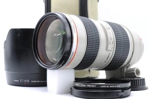 N Mint Canon EF 70-200mm f/2.8 L USM Telephoto Zoom Lens EF Mount w/ Case Hood - Picture 1 of 24