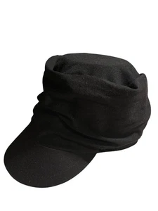 Cappello da newsboy Sonoma Life+Style donna nero aderente con elastico posteriore e curvo Bill - Foto 1 di 10