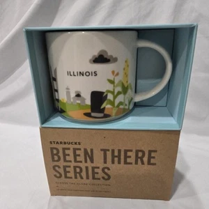 Taza de café Starbucks ILLINOIS "You Are Here" colección 14 oz nueva en caja - Imagen 1 de 6