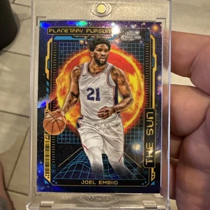 2023-24 Topps Cosmic Chrome Joel Embiid Planetary Pursuit SP 🔥 The Sun 🔥 - Picture 1 of 2