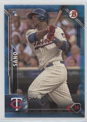 2016 Bowman Rookies Blue /150 Miguel Sano #140 Rookie RC - Image 1 of 2