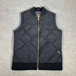 Eddie Bauer Down Vest Women M Full Zip Black 1936 Skyliner Model Hiking Outdoors - Bild 1 von 9