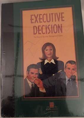 Executive Decision Board Game Business Management NEW Bookshelf Games 2006 - Image 1 of 4