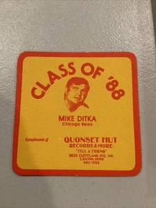 Mike Ditka Chicago Bears 1988 Clase del 88 montaña rusa Quonset cabaña tienda de discos Clev - Imagen 1 de 5