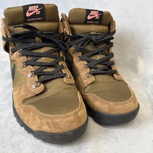 Nike Sb Dunk High Boots Military Brown Herren Gr. 11 Sneaker Original Wanderschuhe - Bild 1 von 21