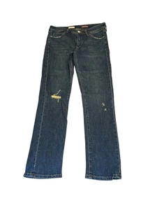 Pilcro by Anthropologie Denim Jeans 28 Slim Boyfriend Distressed - Picture 1 of 9