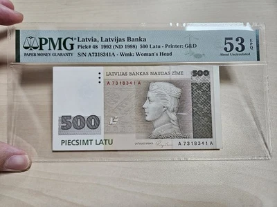 latvia 500 latu banknote - Image 1 of 2