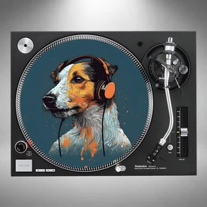 Jack Russell Slipmats 12" Plattenspieler Vinyl Paar oder einzeln *Versand in Karton* - Bild 1 von 5
