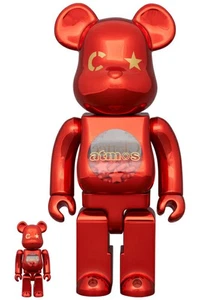 BE@RBRICK atmos × Clottee 100% y 400% Medicom Bearbrick - Imagen 1 de 3