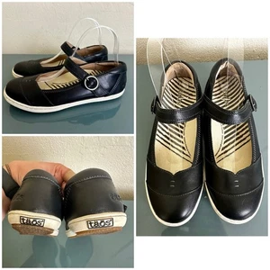 TAOS Forward flache Mary Jane Sneaker schwarz Leder bequeme Innensohle Größe 8 exzellenter Zustand! - Bild 1 von 15