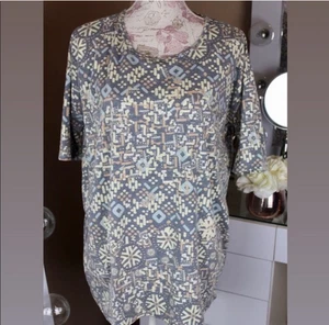 GUC LuLaRoe Irma Tunika Top - Geometrisches Muster - Gr. S KOSTENLOSER VERSAND - Bild 1 von 4