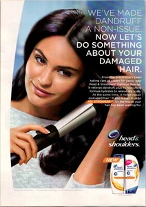 PRINT AD 2012 Head & Shoulders Damage Rescue Shampoo Conditioner Canada 7.5x11 - Picture 1 of 1