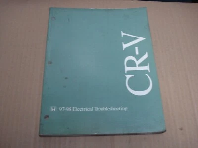 Honda CR-V 1997 1998 manual de solución de problemas eléctricos Foto 1 de 4
